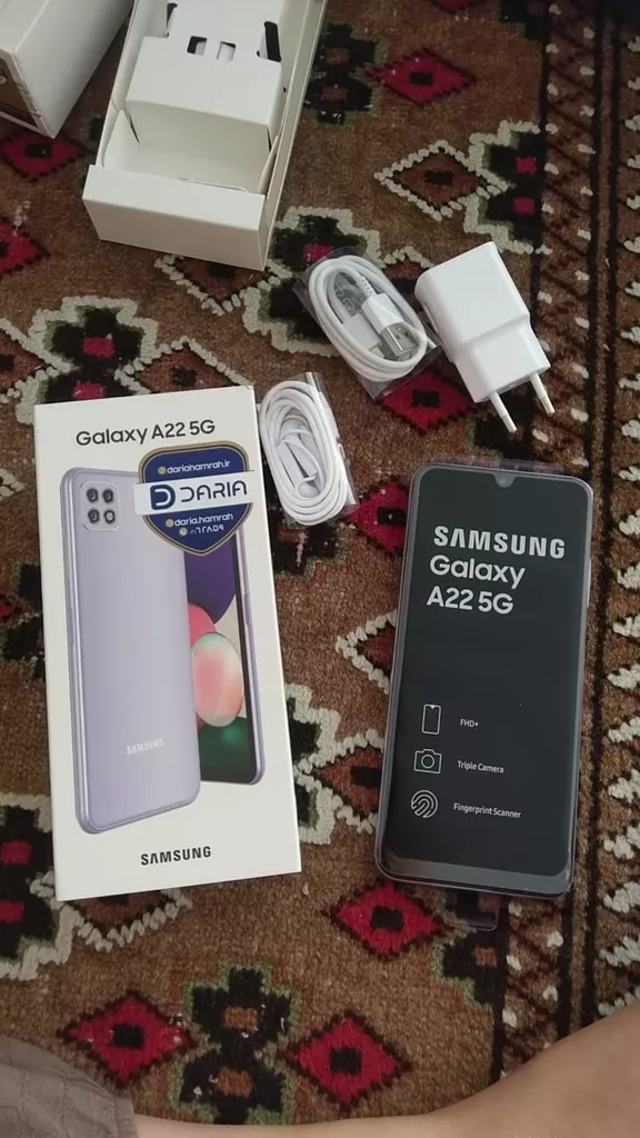گوشی موبایل سامسونگ مدل Galaxy A22 5G SM-A226B/DSN دو سیم کارت ظرفیت 128 گیگابایت و 4 گیگابایت رم