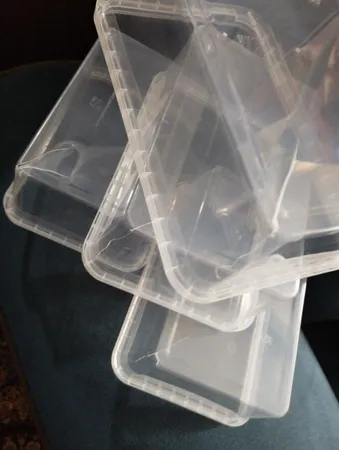 ظرف نگهدارنده پولاد پویش فریزری پولاد مدل بزرگ 1500cc بسته 12 عددی