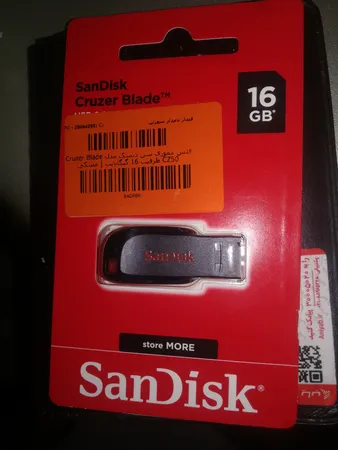 فلش مموری سن دیسک مدل Cruzer Blade CZ50 ظرفیت 16 گیگابایت با رابط USB 2.0