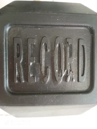 دمبل بدنسازی هنگدا مدل Rubber شش‌ضلعی وزن 10 کیلوگرم بسته 2 عددی