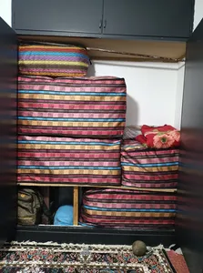 تجریه خرید باکس رخت خواب کالامیر مدل بقچه جاجیم کد 9