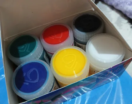 گواش 6 رنگ پارس مدل 006