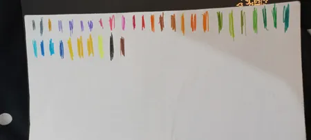 ماژیک رنگ آمیزی مدل هویج بسته 36 عددی