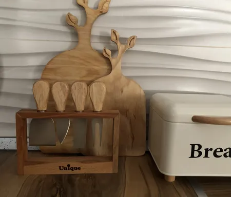 ست کارد صبحانه خوری 5 پارچه مدل بامبو