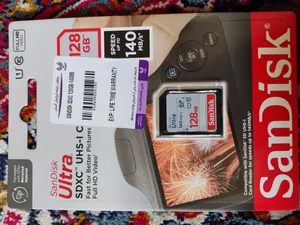 تجریه خرید کارت حافظه SDXC سن دیسک مدل Ultra کلاس 10 استاندارد UHS-I U1 سرعت 140MB/s ظرفیت 128 گیگابایت