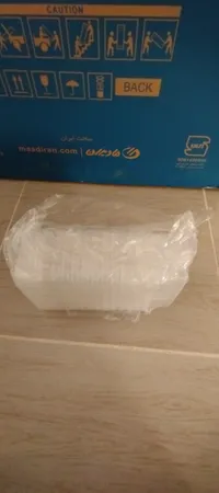 ظرف نگهدارنده پولاد پویش مدل فریزری کد 1200cc بسته 12 عددی