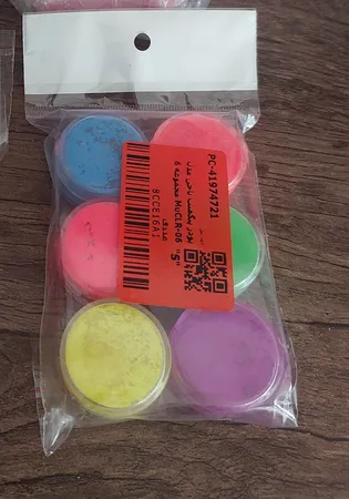 پودر پیگمنت ناخن مدل MuCLR-06 مجموعه 6 عددی