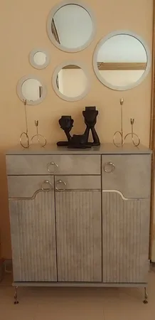 گلدان دکوری طرح افسوس مجموعه 3 عددی