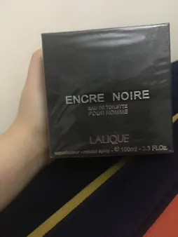 ادوتویلت مردانه لالیک مدل Encre Noire حجم ۱۰۰ میلی لیتر