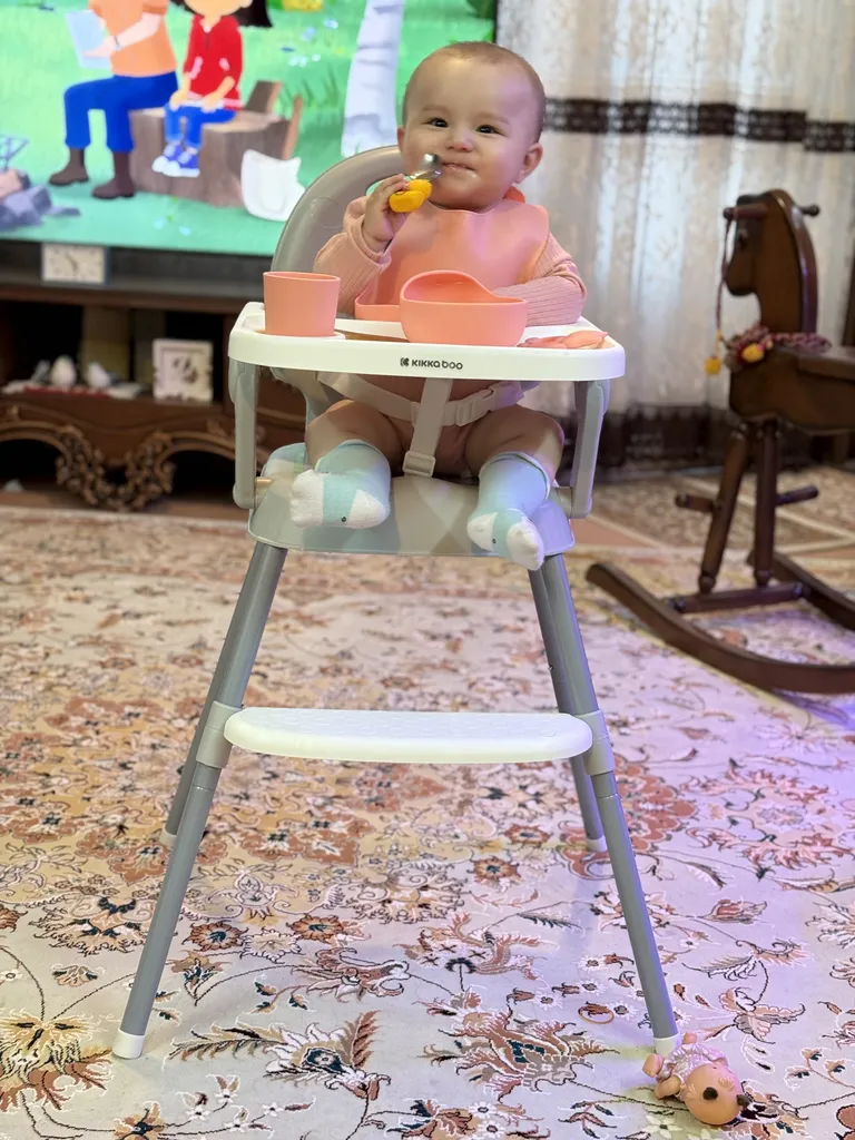 صندلی غذاخوری کودک کیکابو مدل spoony 3in1
