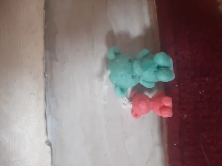 قالب شمع مدل خرس تدی  مجموعه 2 عددی