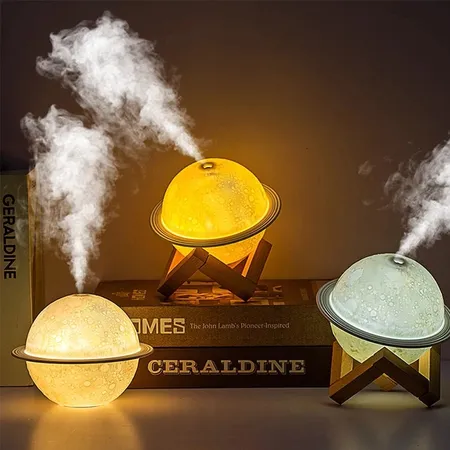 دستگاه بخور و رطوبت‌ساز سرد مدل Moon Planet Humidifier