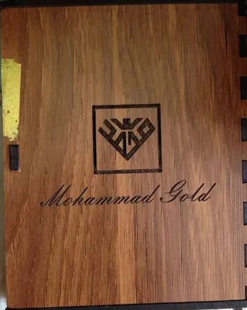 شمش طلا 24 عیار طلای محمد طرح گل رز کد 400