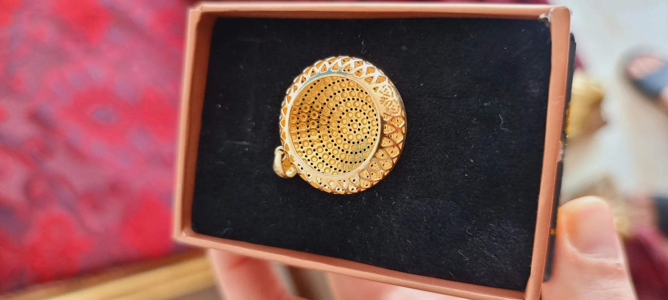 آویز گردنبند طلا 18 عیار زنانه طلای مستجابی مدل آوا کد 6772
