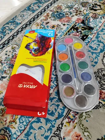 آبرنگ 12 رنگ آریا کد 5005 B