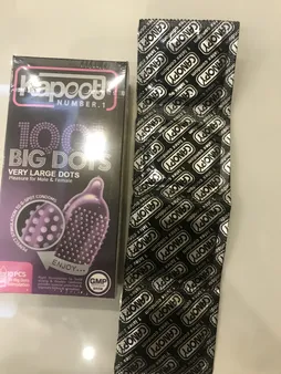 کاندوم کاپوت مدل BIG DOTS بسته 10 عددی