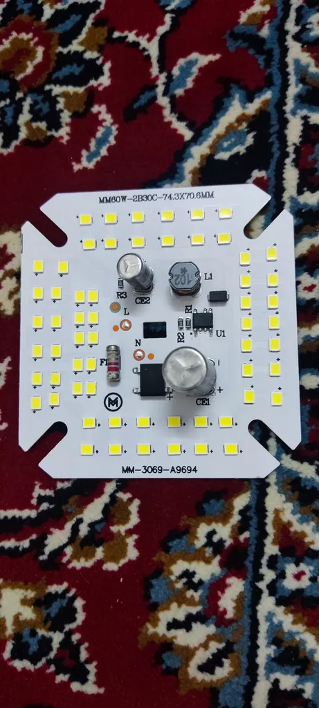 چیپ لامپ ال ای دی 60 وات مدل MRB-2B30C