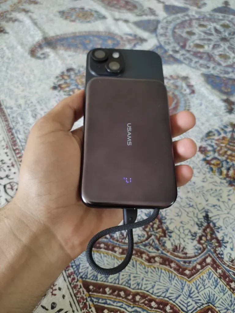 پاوربانک 20 وات یوسمز مدل US-CD227-20W ظرفیت 5000 میلی آمپر ساعت