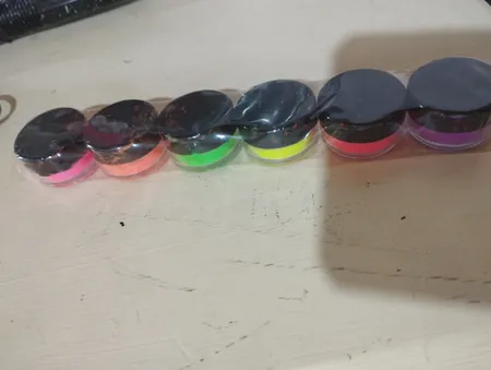 پودر پیگمنت ناخن مدل MuCLR-06 مجموعه 6 عددی