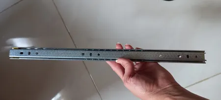 ریل کشو مدل دو تیکه سایز 40 سانتی متر مجموعه 2 عددی