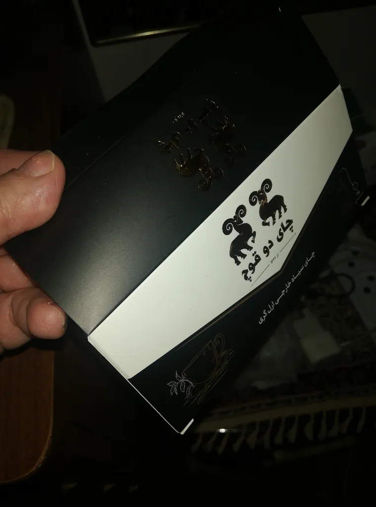 چای سیاه خارجی کیسه ای عطری ارلگری دو قوچ بسته 25 عددی