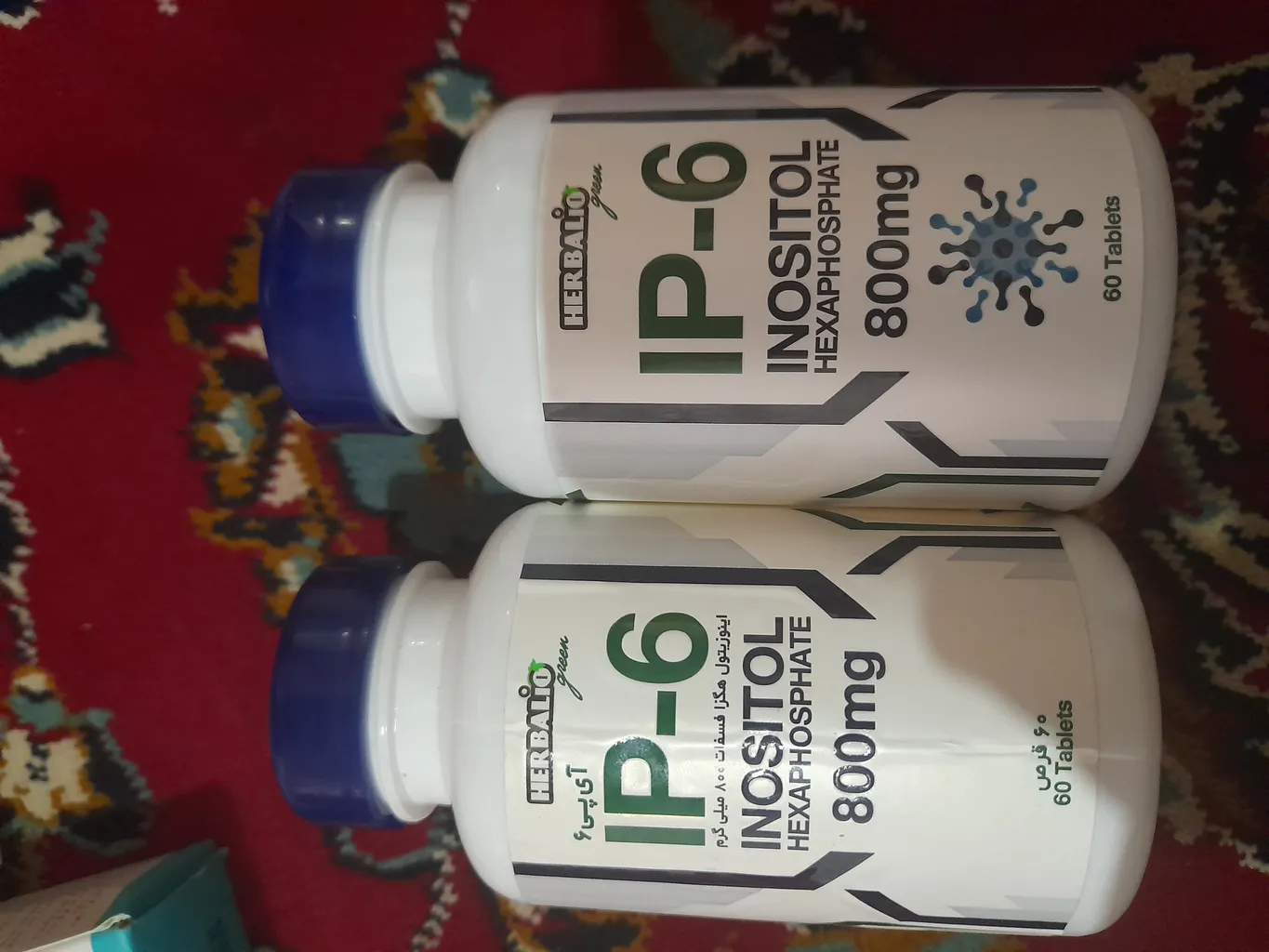 قرص آی پی 6 اینوسیتول هگزا فسفات ام پلاس بسته 60 عددی