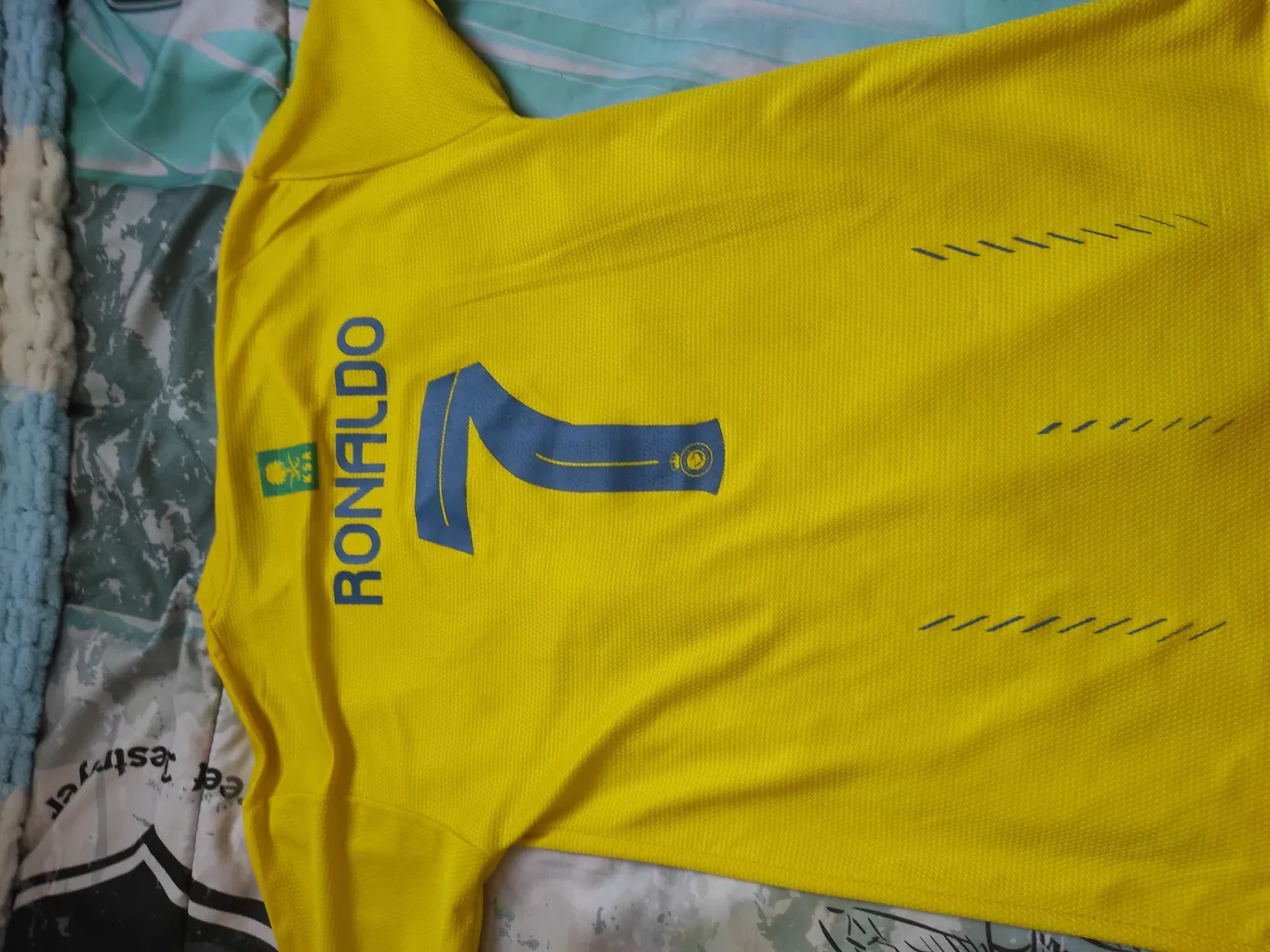 ست 3 تکه لباس ورزشی پسرانه طرح النصر مدل رونالدو 2024