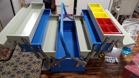 جعبه ابزار صنایع فلزی لوکس درویشیان کد 504