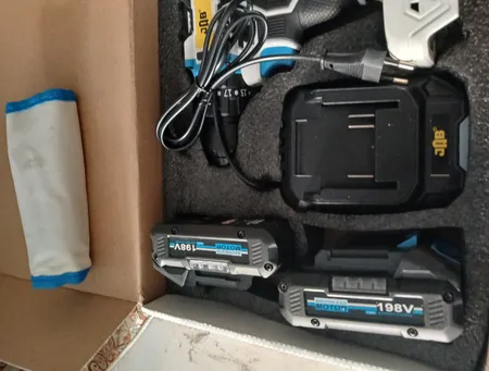 مجموعه 40 عددی دریل پیچ گوشتی شارژی چکشی 10 میلیمتری 198 ولت جاب مدل JB-198 POWER X