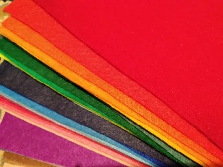 بسته ی 40 رنگ نمد ایرانی هنری ساز کد 1305