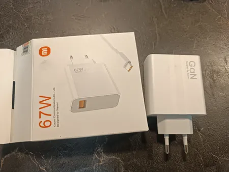 شارژر دیواری شیائومی مدل 67W به همراه تبدیل USB-C