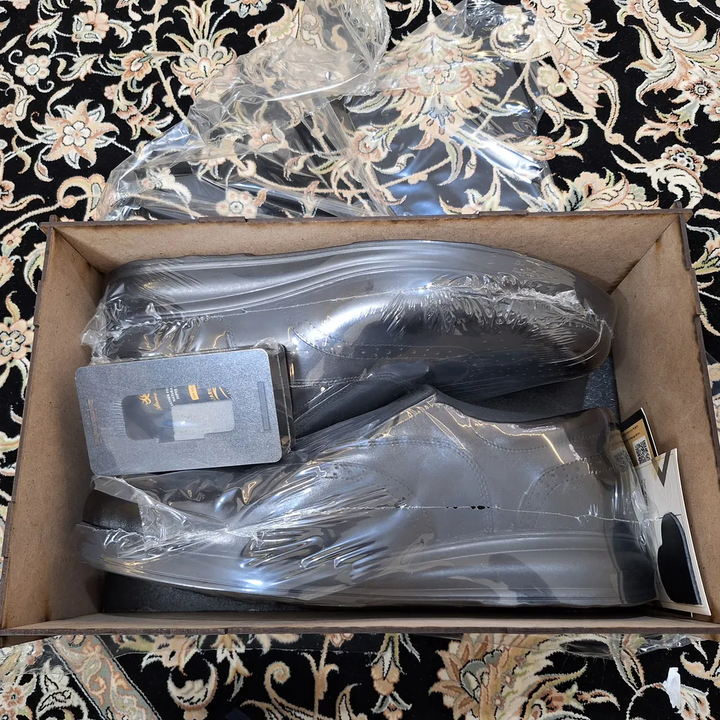 کفش روزمره مردانه چرم عطارد مدل چرم طبیعی کد SH61