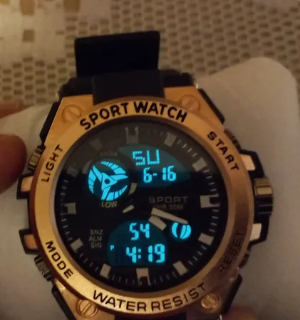 ساعت مچی دیجیتال مردانه مدل دوزمانه098