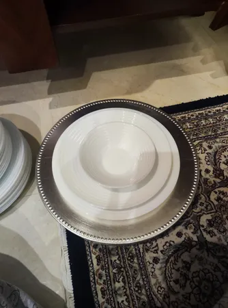 سرویس غذا خوری 26 پارچه گلدن اوپال مدل هارنا سفید