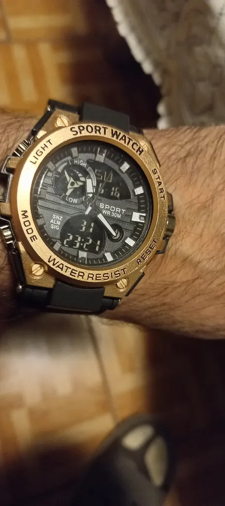 ساعت مچی دیجیتال مردانه مدل دوزمانه098