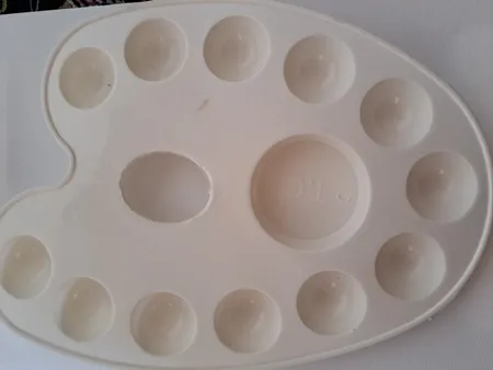 پالت رنگ مدل تخم مرغی کد 1020