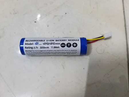 باتری لیتیوم یون پکس کد S910 ظرفیت 3200 میلی آمپر ساعت مناسب برای دستگاه کارتخوان پکس S910