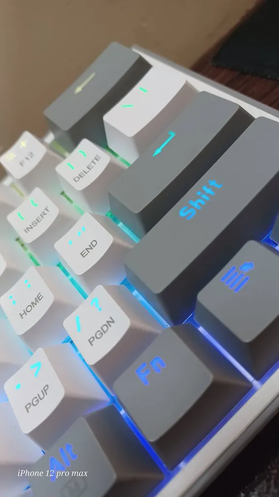 کیبورد گیمینگ ردراگون مدل K617 FIZZ، سوییچ مکانیکال قرمز، Tenkeyless، نورپردازی RGB