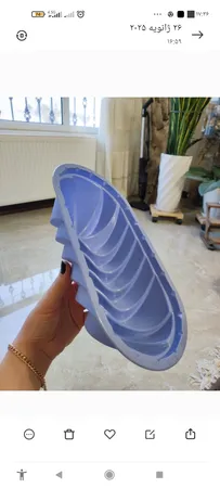 قالب ژله مدل سیلیکونی رز بیضی کد LP198