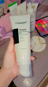 تجریه خرید ژل شست‌وشوی صورت ویتالیر مدل تایم ویت مناسب انواع پوست حجم 200 میلی لیتر