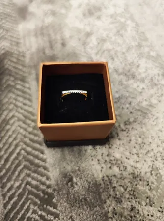 انگشتر طلا 18 عیار زنانه طلای مستجابی مدل 670192 سایز 55