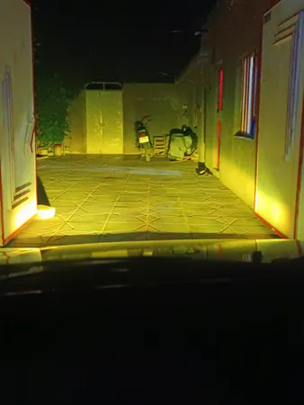 پروژکتور دو کنتاکت خودرو کد eko 60 مدل جغدی فلزی