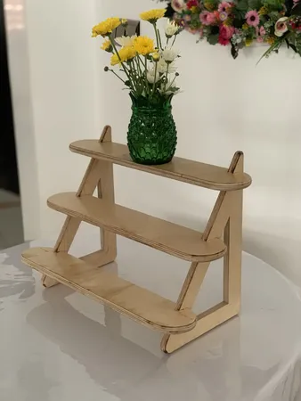 طبقه دیواری چوبی مدل 003