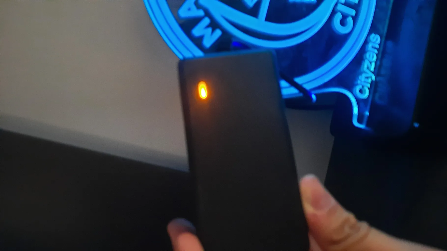 چراغ خواب مدل منچستر سیتی ریموت دار