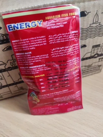 غذای خشک ماهی انرژی مدل مینی گرانول 20 گرم