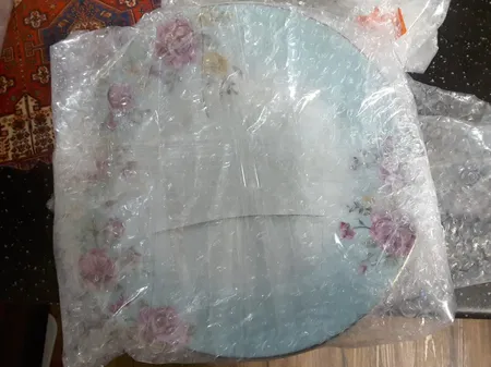 بشقاب غذاخوری شرکت صنایع چینی تقدیس مدل کاملیا بسته 6 عددی