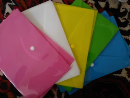 پوشه دکمه دار فوسکا سایز A5 بسته 10 عددی