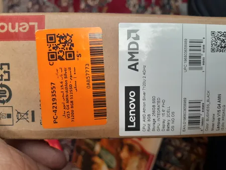 لپ تاپ 15.6 اینچی لنوو مدل V15 G4 AMN-Athlon Silver 7120U 8GB 512SSD - کاستوم شده