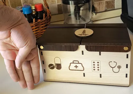 جعبه نگهدارنده دارو مدل 002