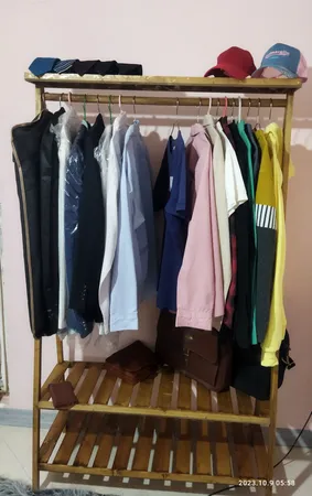 رگال لباس مدل چوبی دوطبقه تاجدار